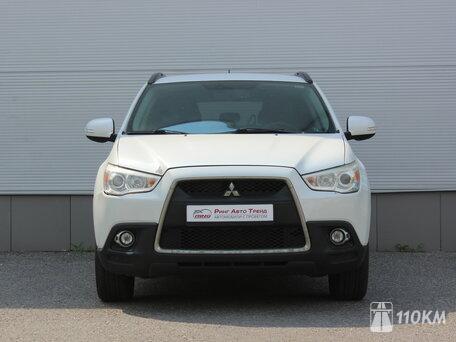 Mitsubishi, ASX, 1800, 140, бензин, внедорожник, вариатор, передний привод, среднее состояние, левый, белый, 897 000 ₽