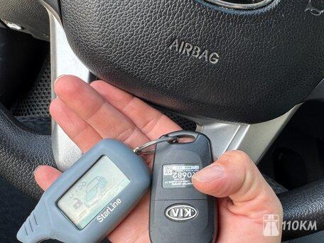 KIA, Rio, 1400, 107, бензин, хэтчбек, механика, передний привод, среднее состояние, левый, серый, 750 000 ₽