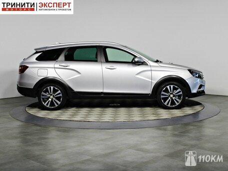ВАЗ (Lada), Vesta, 1800, 122, бензин, универсал, робот, передний привод, среднее состояние, левый, серебряный, 1 037 000 ₽