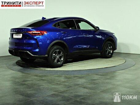 Haval, F7x, 1500, 150, бензин, внедорожник, робот, полный привод, среднее состояние, левый, синий, 1 897 000 ₽