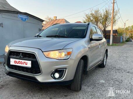 Mitsubishi, ASX, 1800, 140, бензин, внедорожник, вариатор, передний привод, среднее состояние, левый, серебряный, 1 475 000 ₽